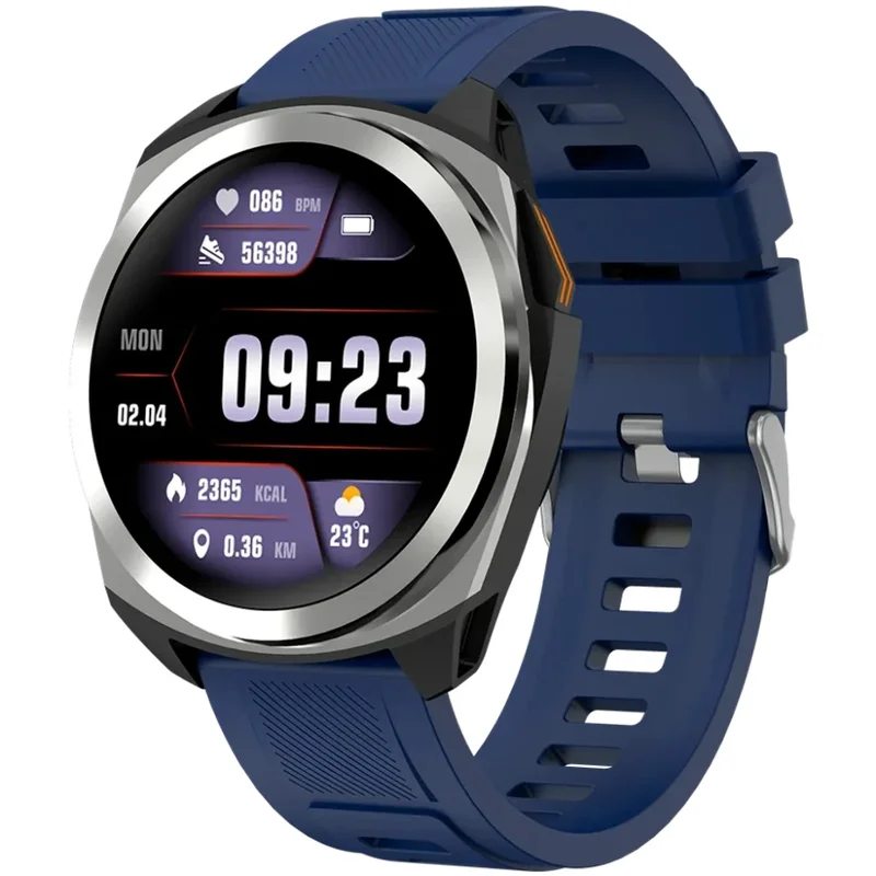 Смарт часы CANYON Maveric SW-83 GPS Silver Blue (CNS-SW83SS)