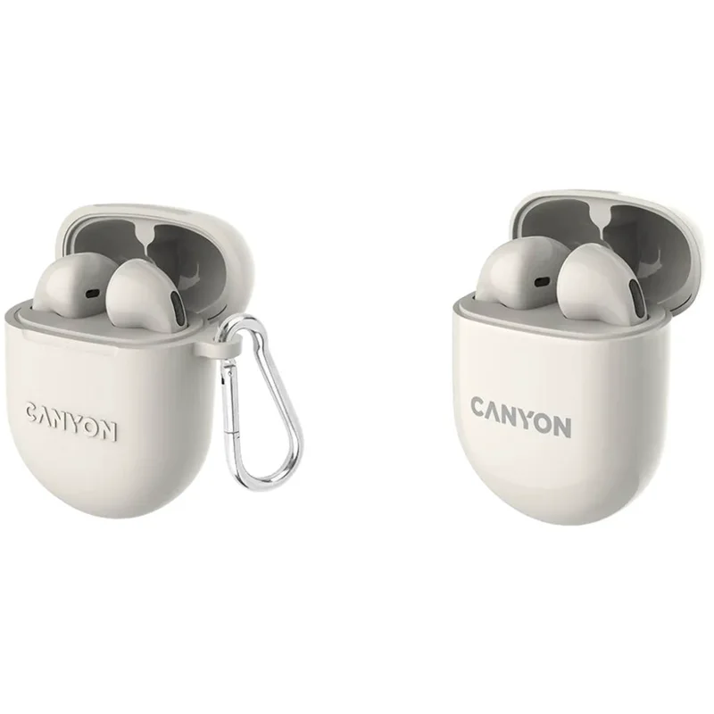 Беспроводные наушники CANYON headset TWS-6 Beige (CNS-TWS6BE) 3