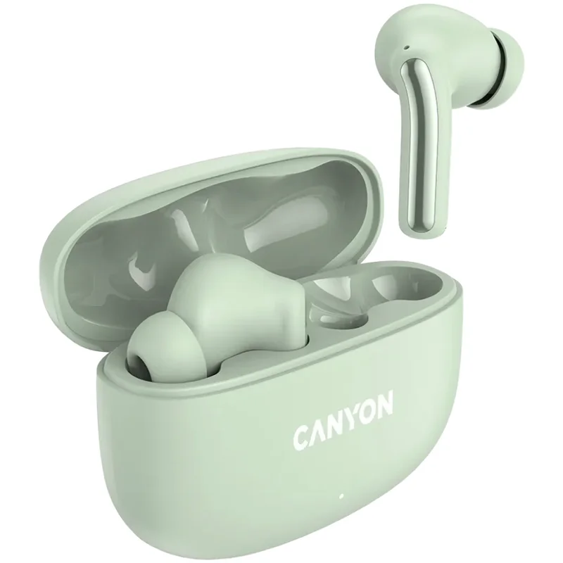 Беспроводные наушники CANYON headset OnGo 9 Green (CNS-TWS9G) 4