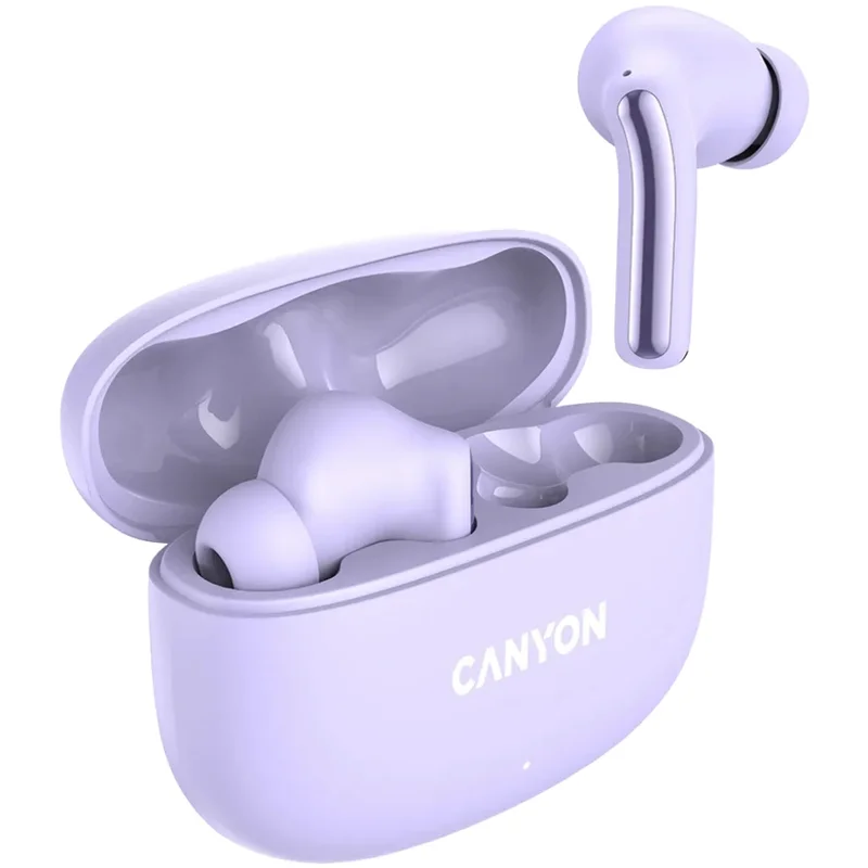 Беспроводные наушники CANYON headset OnGo 9 Purple (CNS-TWS9P) 4