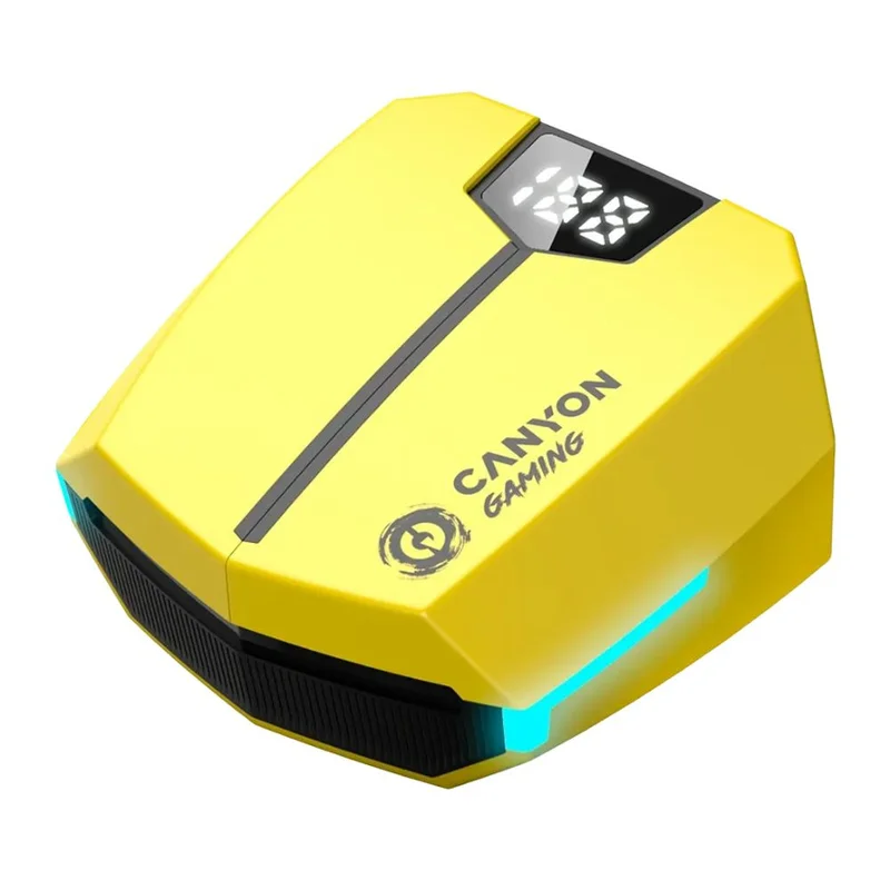 Беспроводные наушники CANYON headset Doublebee GTWS-2 Gaming Yellow (CND-GTWS2Y)