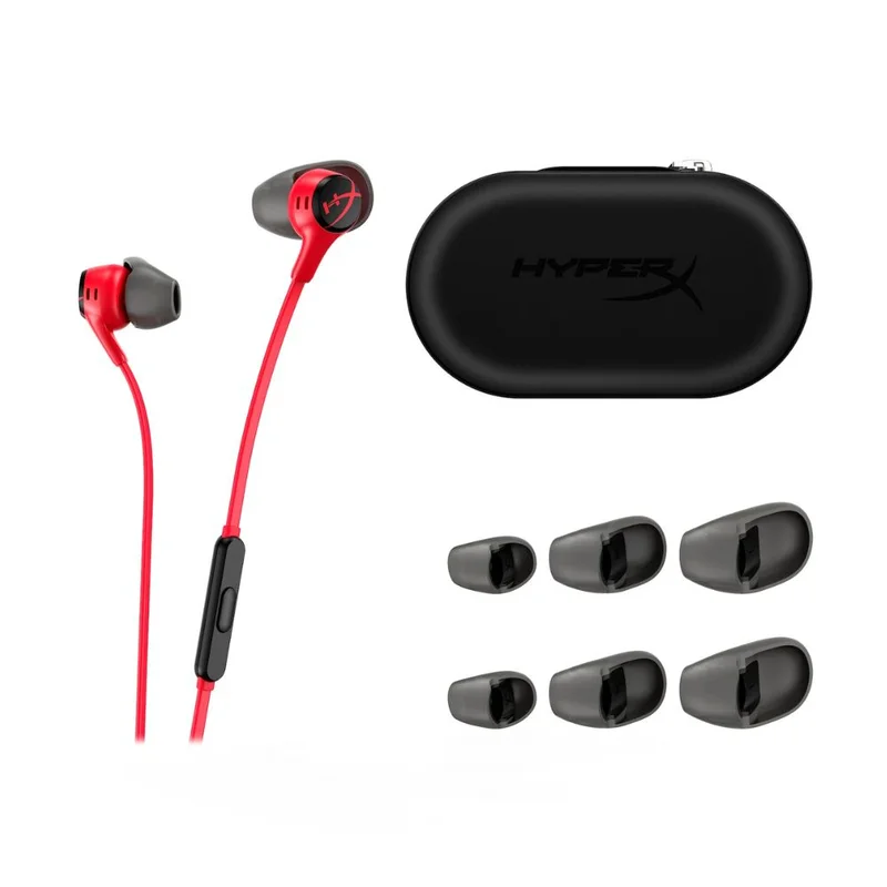 Наушники с микрофоном HyperX Cloud Earbuds II, Red (705L8AA) 4