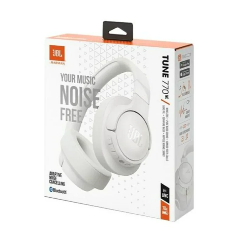 Наушники накладные JBL TUNE 770 Noice Cancelation White (JBLT770NCWHT) 5