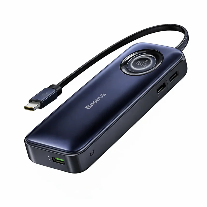 Портативный внешний аккумулятор, Baseus, EnerCore CR11 (E0027H00), 20000mAh, 67W, Черный 3
