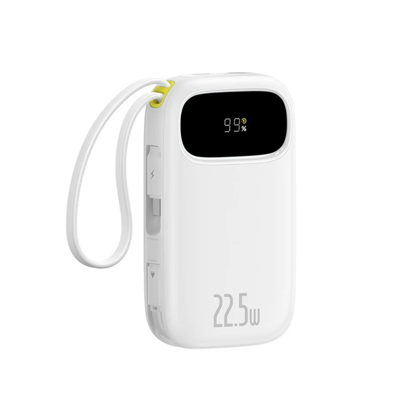 Портативный внешний аккумулятор, Baseus, EnerFill FC31 (P10082106213-00), 10000mAh, 22.5W Белый 2