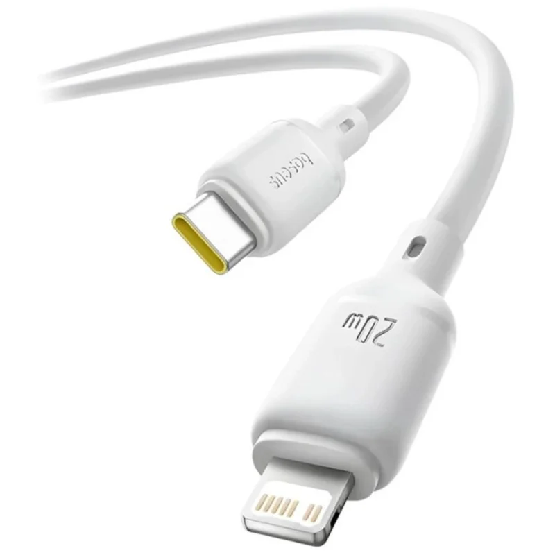 Интерфейсный кабель, Baseus, Silky (P10377700213-01), Type-C to iP, 20W, 2m Белый
