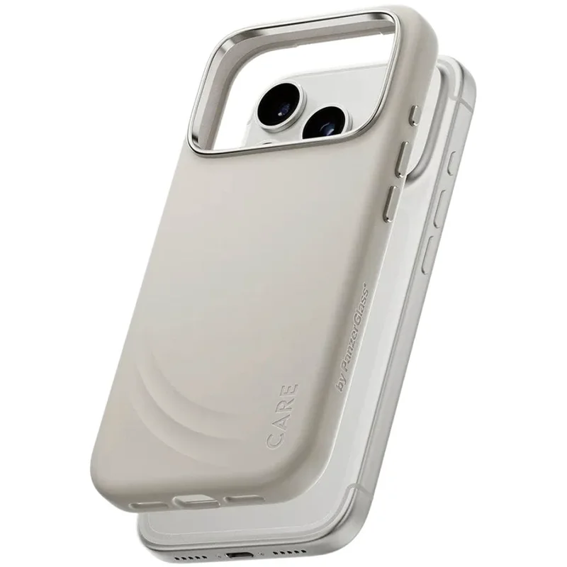 Чехол CARE by PanzerGlass FLOW Case Vanilla w. Haptic Button &amp; MagSafe для iPhone 17 Pro (PG_CR70511