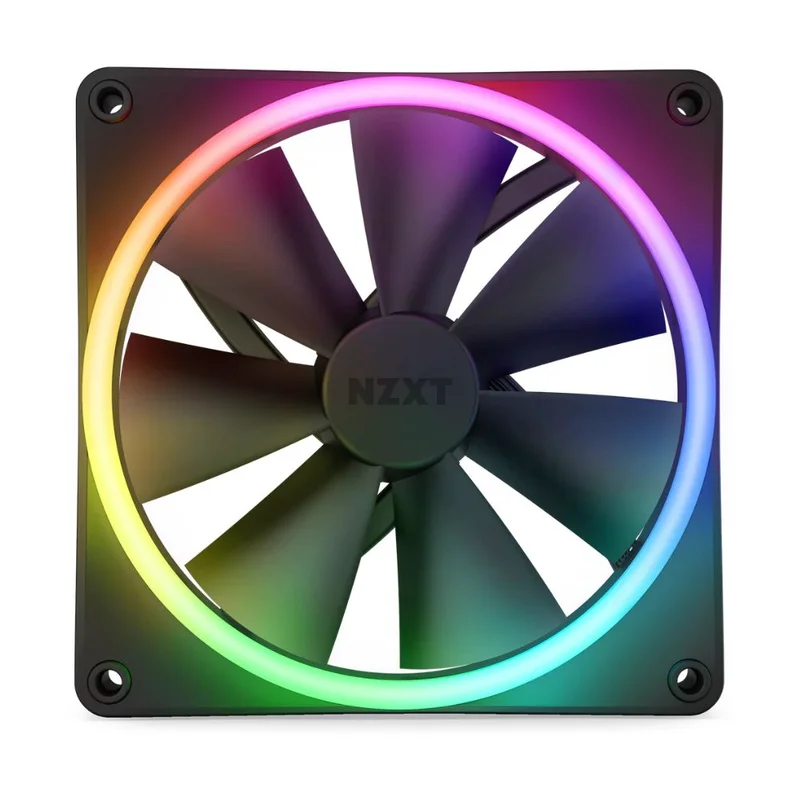 Кулер для кейса NZXT F140 RGB Duo Single Pack Black [RF-D14SF-B1] 2