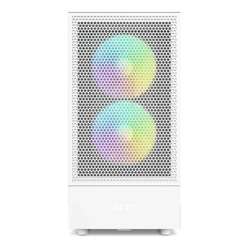 NZXT H5 Flow RGB 2023 MidTower, window, White ATX [CC-H51FW-R1] 2