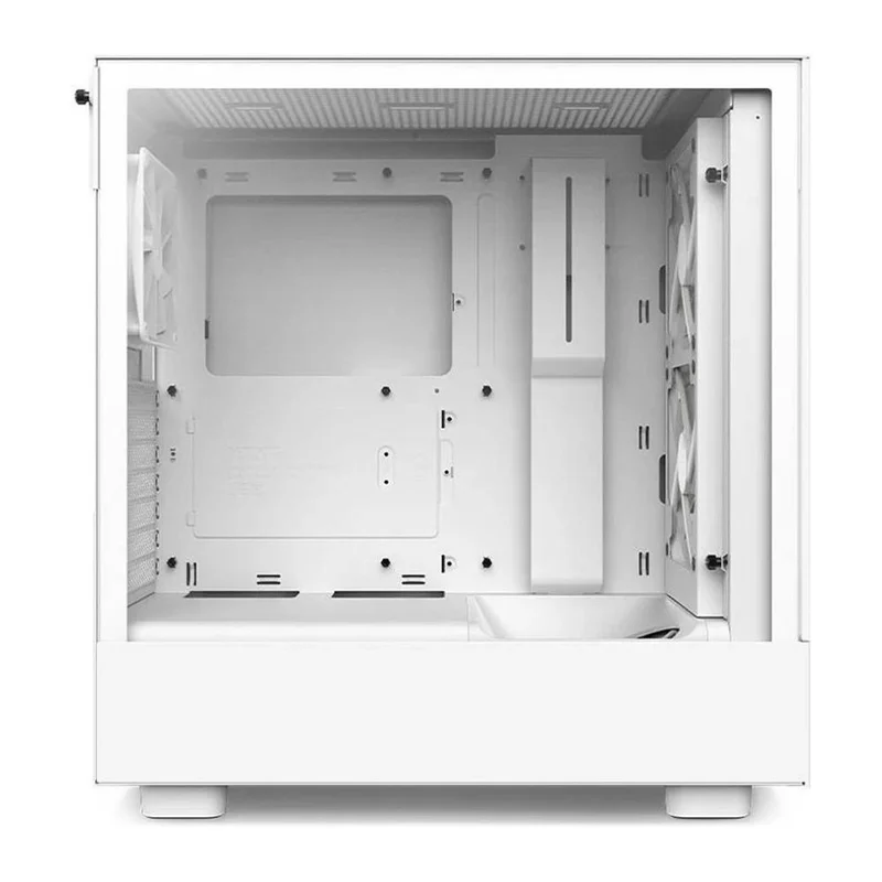 NZXT H5 Flow RGB 2023 MidTower, window, White ATX [CC-H51FW-R1] 4