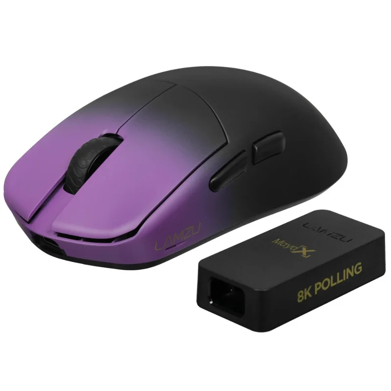 Игровая мышь беспроводная LAMZU Maya X, Purple Shadow 6