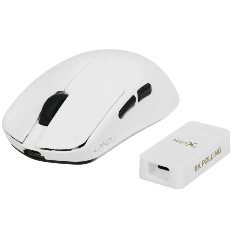 Игровая мышь беспроводная LAMZU Maya X, White 6