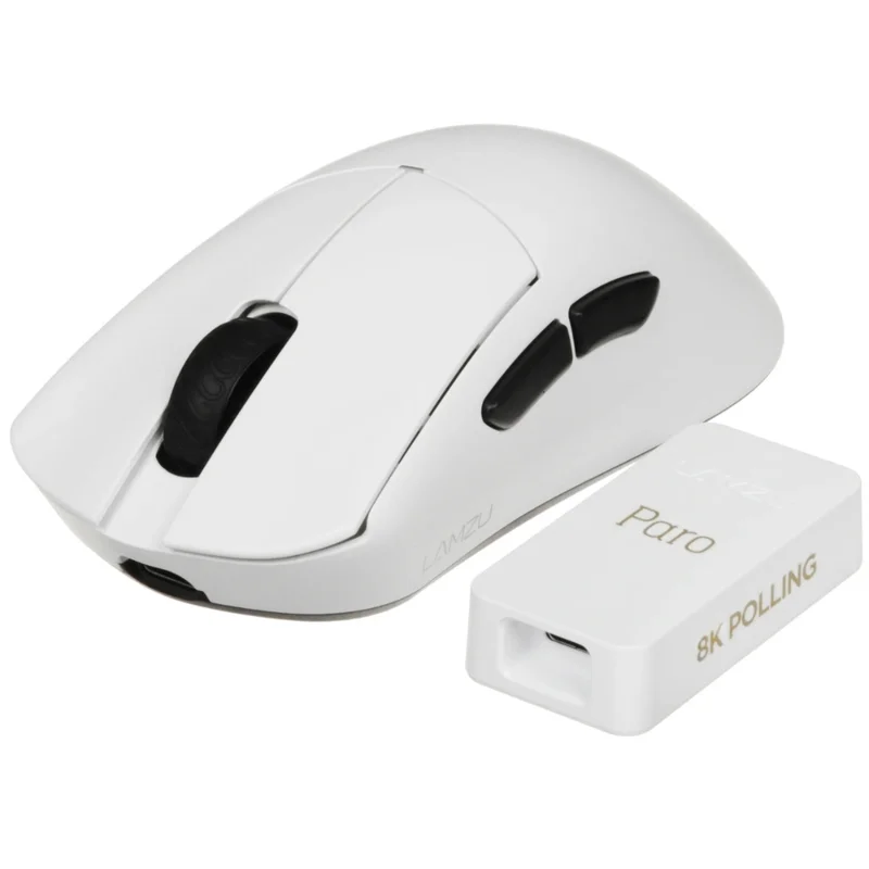 Игровая мышь беспроводная LAMZU Paro Aurora, White 6