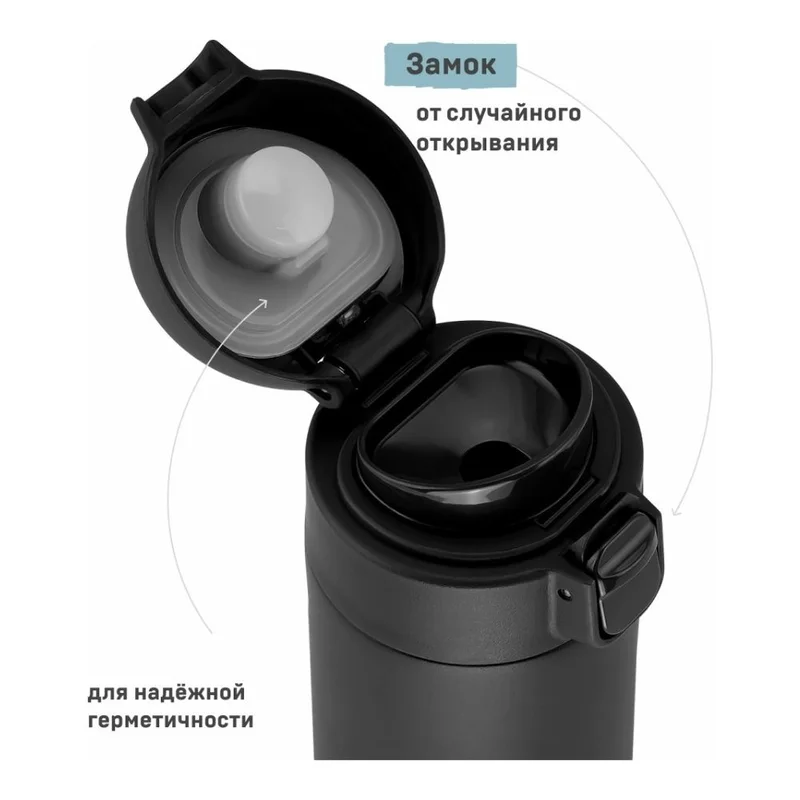 Термос 0,52л Арктика 701-520-BKT черный 3