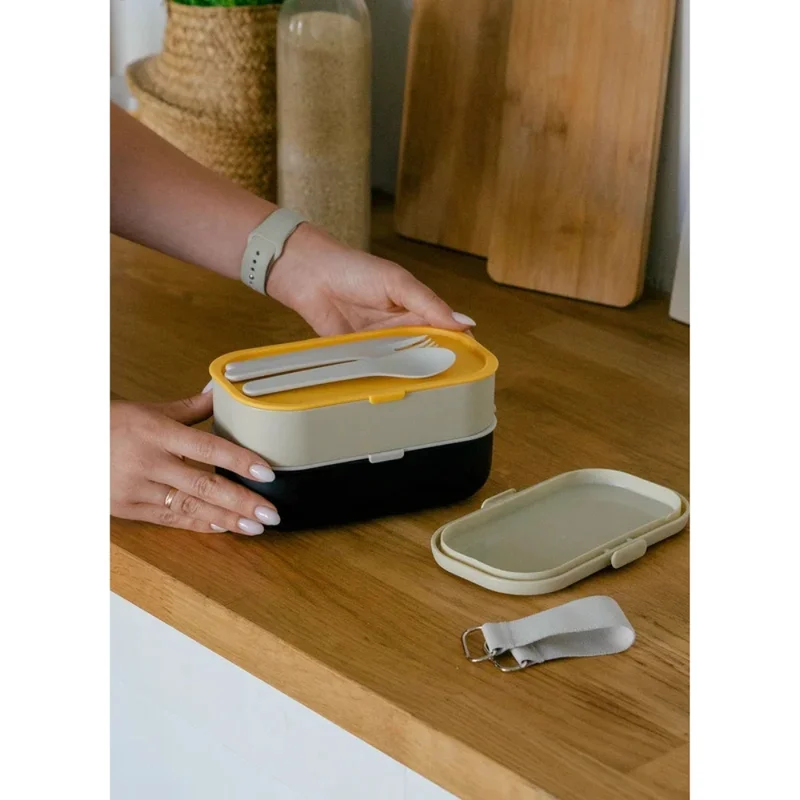 Ланчбокс 1,35л Арктика 031-1350-BK/BG черный/бежевый 5