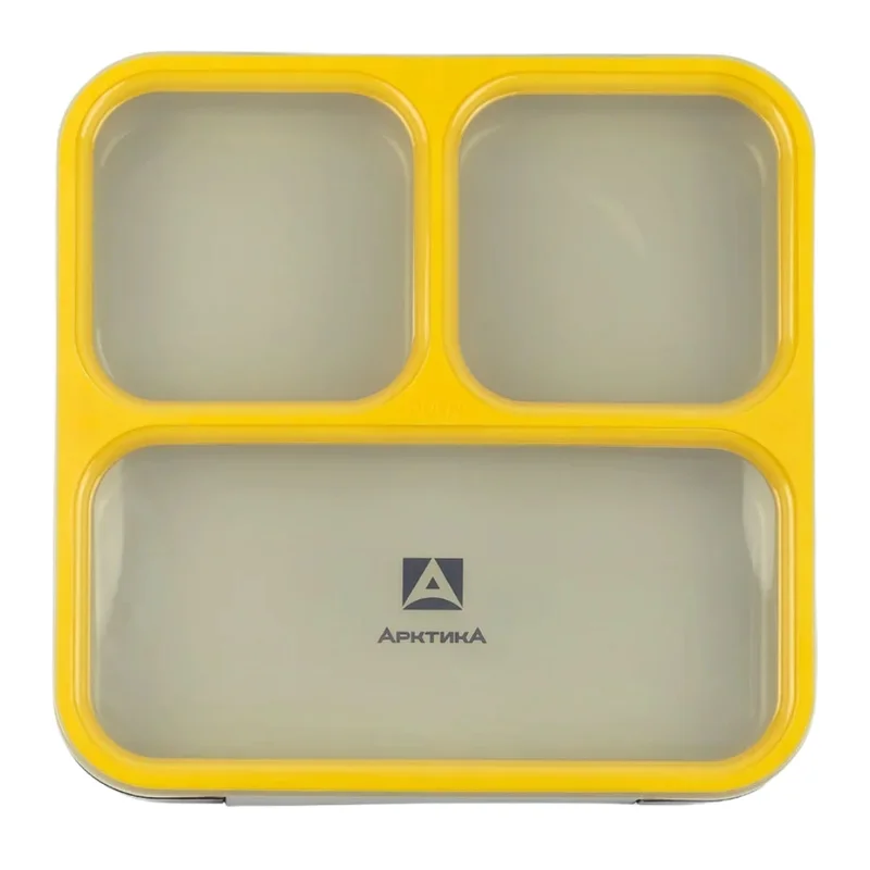 Ланчбокс 0,8л Арктика 033-800-BK/YE черный/желтый 2