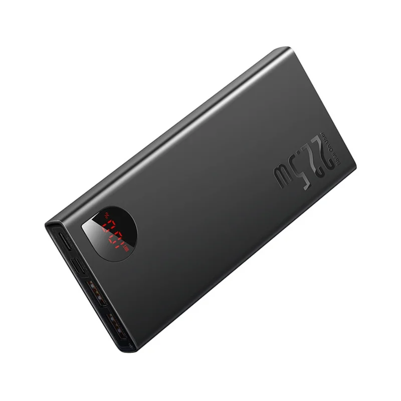 Портативный внешний аккумулятор, Baseus, PPAD070001, Adaman Metal, Digital Display Quick Charge 22.5 2