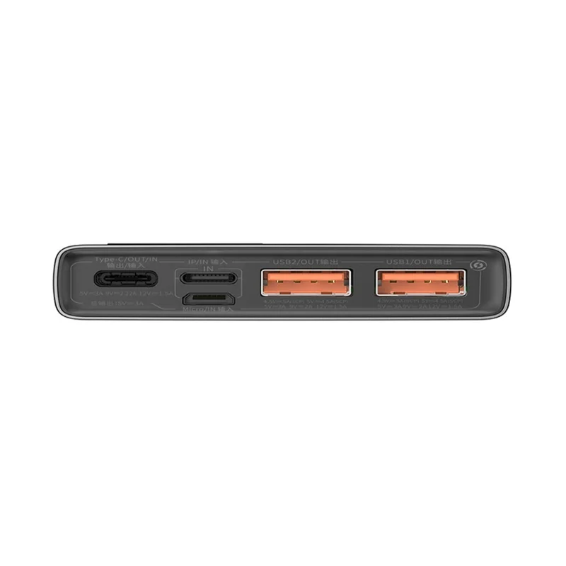 Портативный внешний аккумулятор, Baseus, PPAD070001, Adaman Metal, Digital Display Quick Charge 22.5 3
