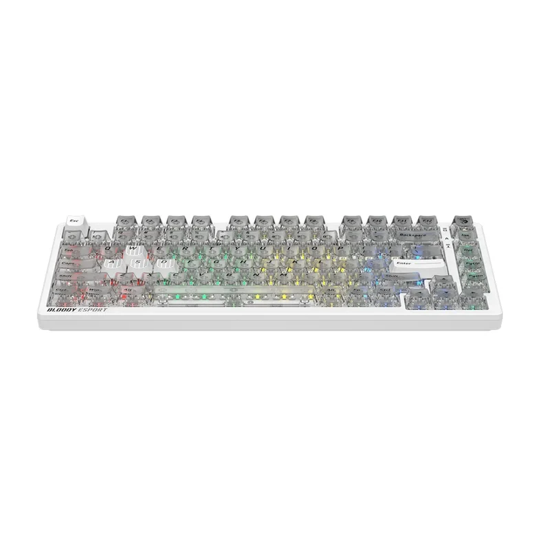 Клавиатура игровая Bloody MS76, Crystal White 6