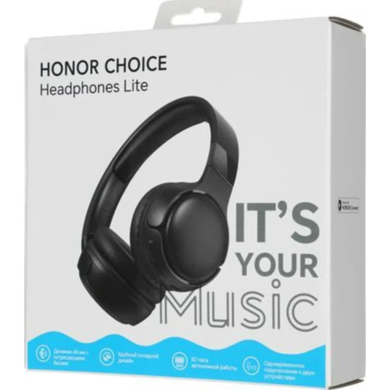 Наушники накладные HONOR CHOICE Headphones Lite Black (5504ADGE) 7