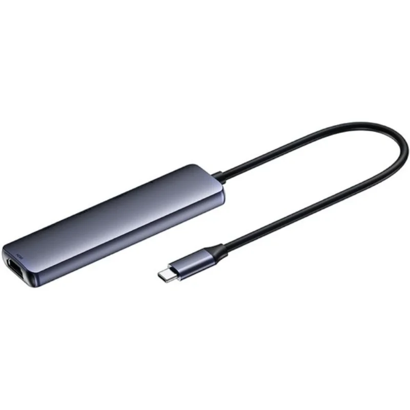 Мультипортовый адаптер Netac WF13 USB Type-C 5-in-1 (HDMI+USB3.0+2USB2.0+USB-C PD100W) [WF13GYCN] 3
