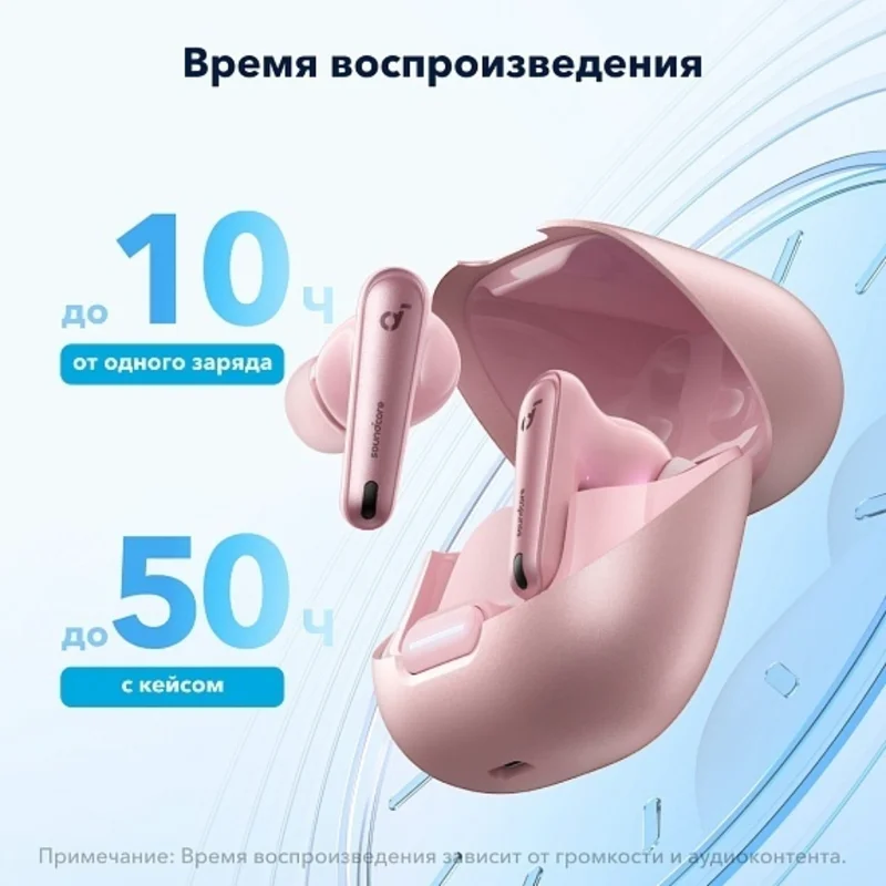 Наушники беспроводные Soundcore Liberty 4 NC Pink (A3947G51) 2