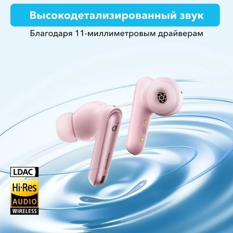 Наушники беспроводные Soundcore Liberty 4 NC Pink (A3947G51) 5