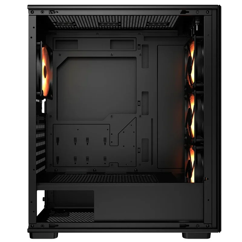 Кейс Cougar MX220 RGB MidTower, window, Black ATX 4x120mm FAN [CGR-2AC8B-RGB] 3