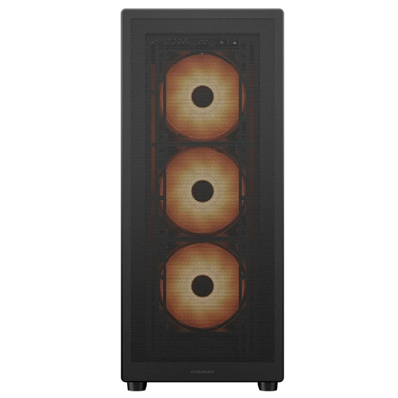 Кейс Cougar MX220 RGB MidTower, window, Black ATX 4x120mm FAN [CGR-2AC8B-RGB] 5