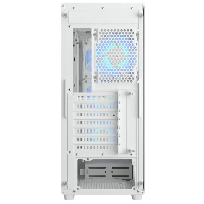 Кейс Cougar MX220 RGB MidTower, window, White ATX 4x120mm FAN [CGR-2AC8W-RGB] 3