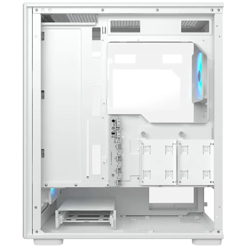 Кейс Cougar MX220 RGB MidTower, window, White ATX 4x120mm FAN [CGR-2AC8W-RGB] 5