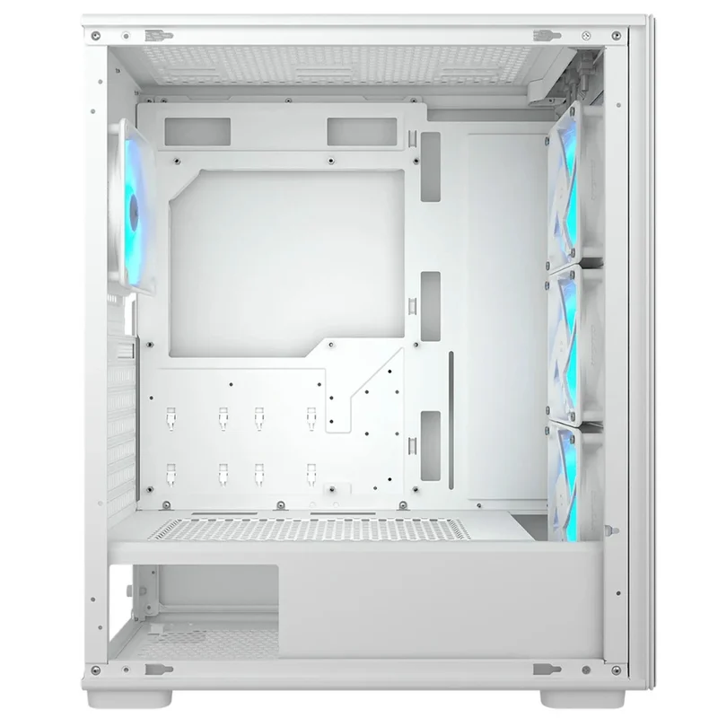 Кейс Cougar MX220 RGB MidTower, window, White ATX 4x120mm FAN [CGR-2AC8W-RGB] 6