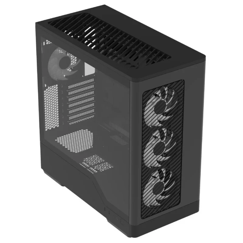 Кейс AeroCool D520A MidTower, window, Black ATX 4x120mm FAN [ACCM-DS05143.11] 2