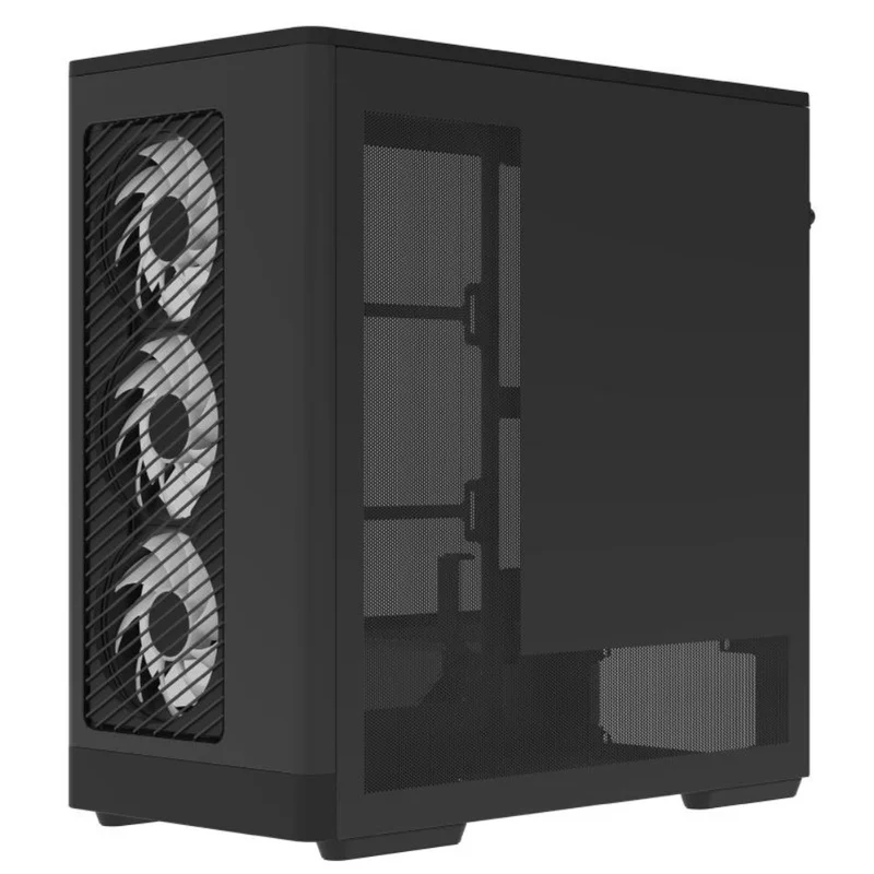 Кейс AeroCool D520A MidTower, window, Black ATX 4x120mm FAN [ACCM-DS05143.11] 4