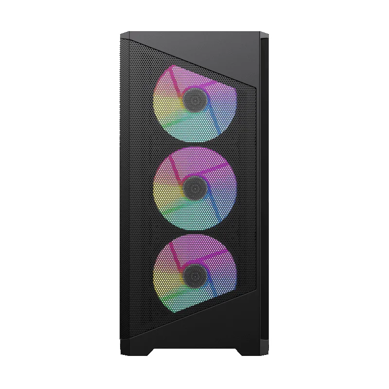 Кейс GameMax Destroyer MB 6670M MiniTower, Black mATX 4x120mm FAN [9101-0300R0006] 2