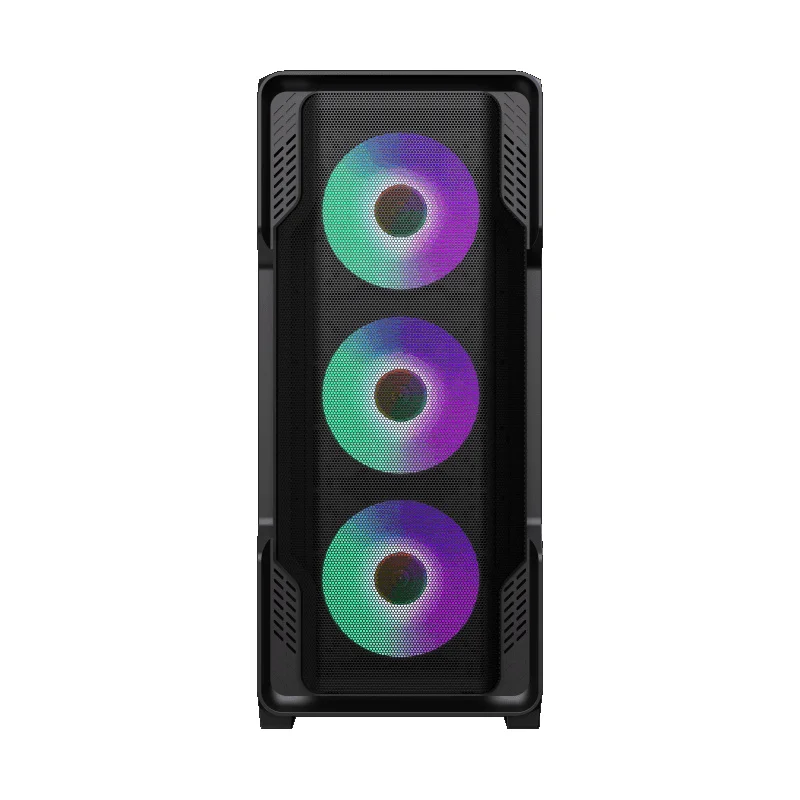Кейс GameMax Siege MidTower, window, Black ATX [9101-0800R0031] 2