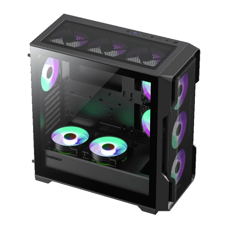 Кейс GameMax Siege MidTower, window, Black ATX [9101-0800R0031] 5