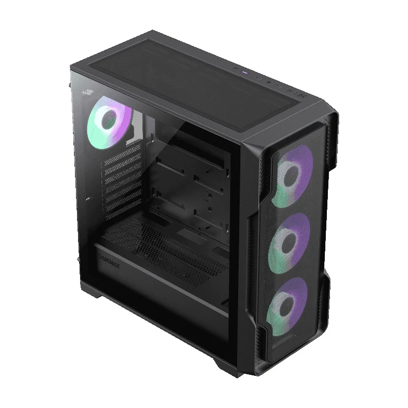 Кейс GameMax Siege MidTower, window, Black ATX [9101-0800R0031] 6