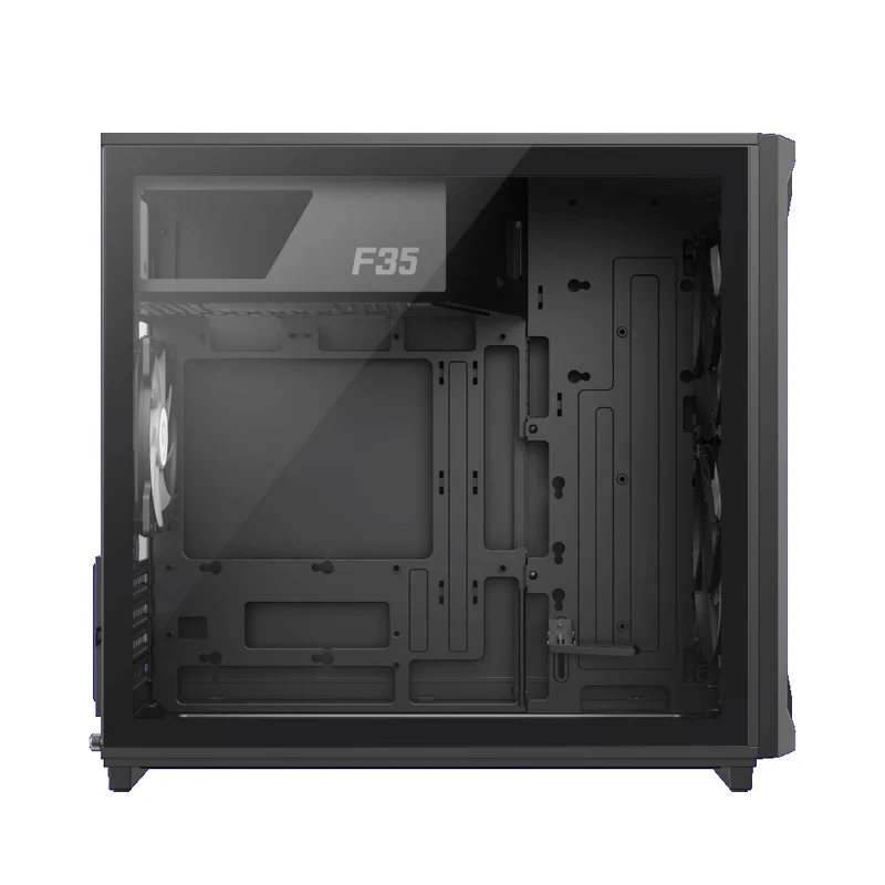 Кейс GameMax F35 BW MidTower, window, Black mATX 3x120mm FAN [1116-4035R0003] 7