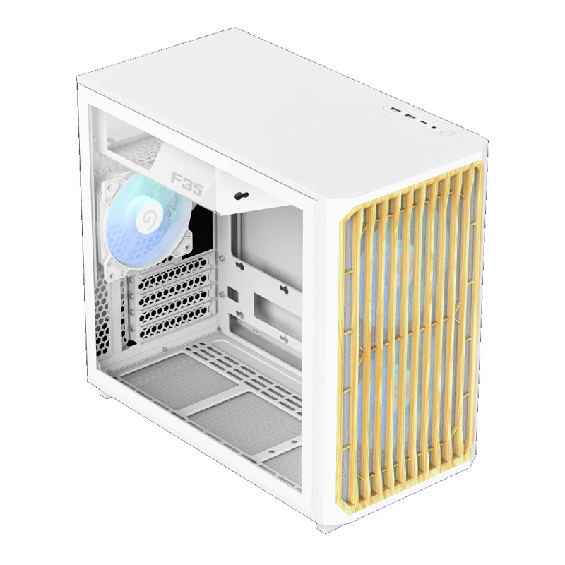 Кейс GameMax F35 WW MidTower, window, White mATX 3x120mm FAN [1116-4035R0002] 5