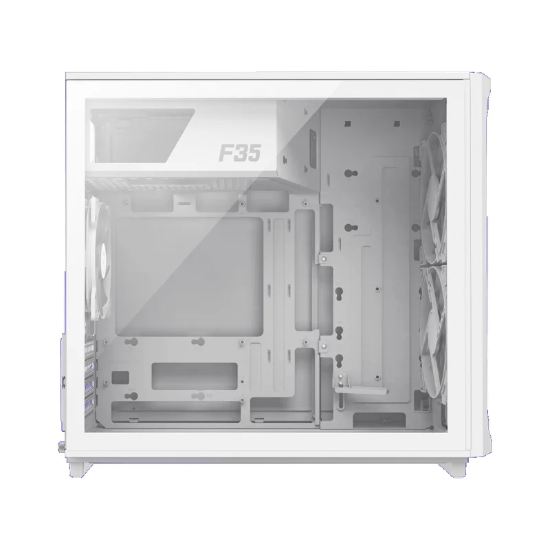 Кейс GameMax F35 WW MidTower, window, White mATX 3x120mm FAN [1116-4035R0002] 7