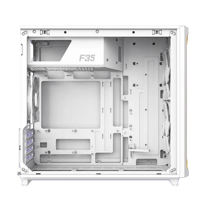 Кейс GameMax F35 WW MidTower, window, White mATX 3x120mm FAN [1116-4035R0002] 8