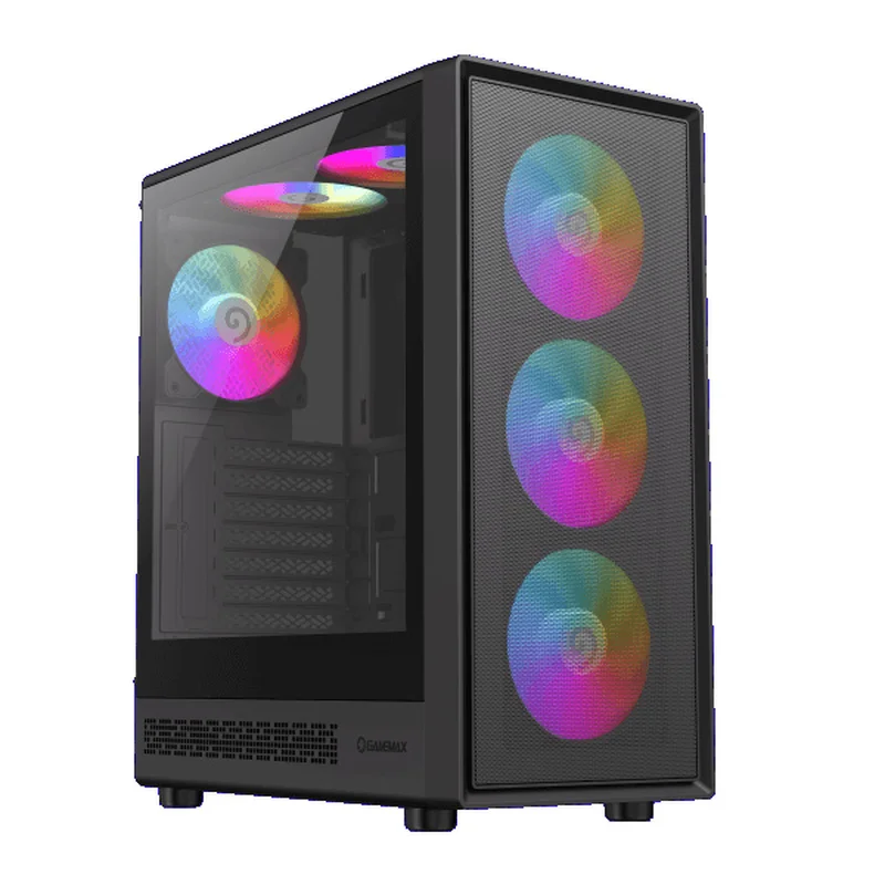 Кейс GameMax Storm 2 AB MidTower, window, Black ATX 3x120mm FAN [1115-3803R0006] 13