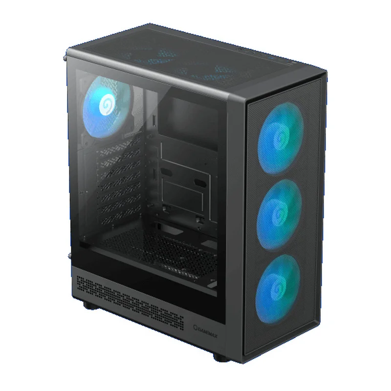 Кейс GameMax Storm 2 AB MidTower, window, Black ATX 3x120mm FAN [1115-3803R0006] 5