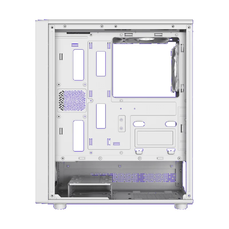 Кейс GameMax Storm 2 AW MidTower, window, White ATX 3x120mm FAN [1115-3803R0007] 11