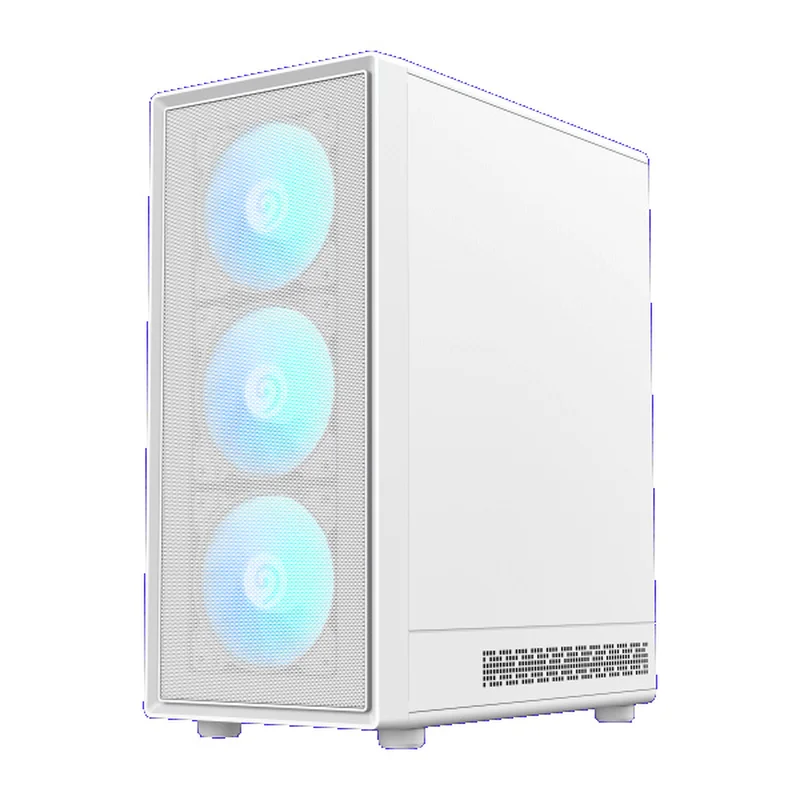 Кейс GameMax Storm 2 AW MidTower, window, White ATX 3x120mm FAN [1115-3803R0007] 3