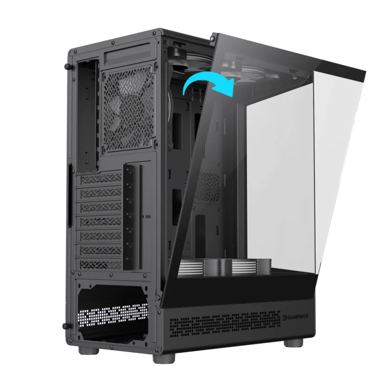 Кейс GameMax Vista COC AB MidTower, window, Black ATX [1115-3806R0004] 9