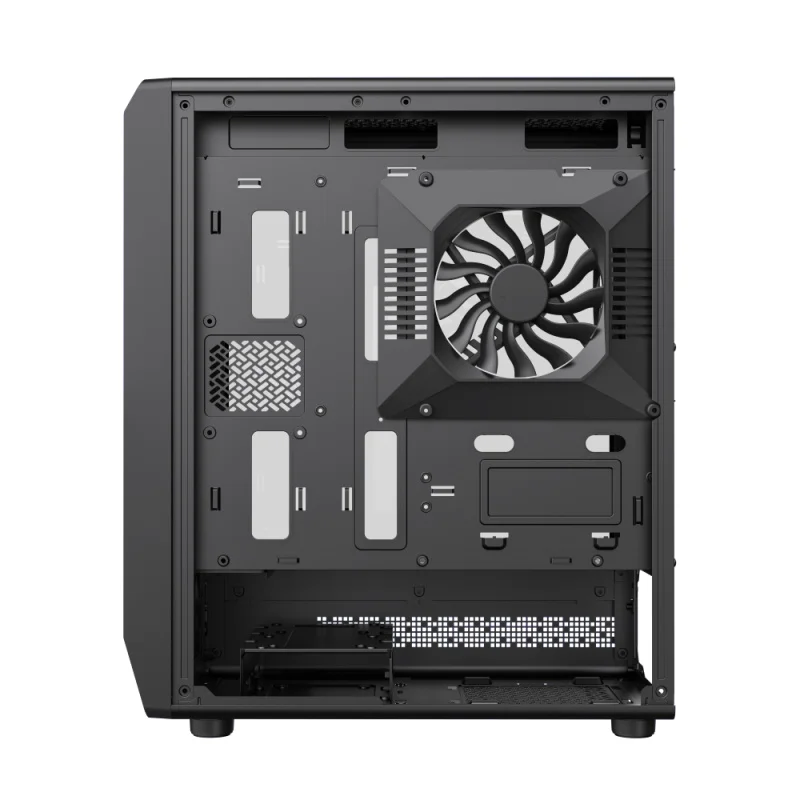 Кейс GameMax Forge COC MiniTower, window, Black mATX 2x140mm FAN [1117-3701R0005] 12