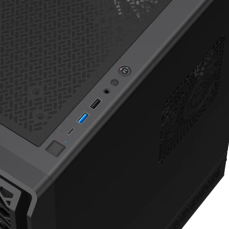 Кейс GameMax Forge COC MiniTower, window, Black mATX 2x140mm FAN [1117-3701R0005] 13