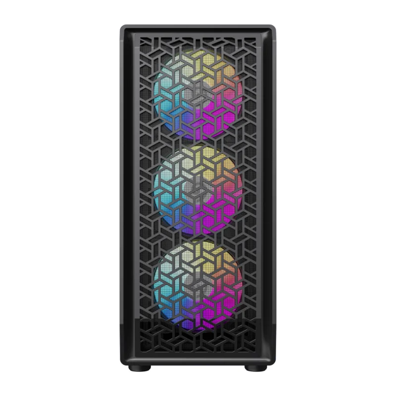 Кейс GameMax Forge COC MiniTower, window, Black mATX 2x140mm FAN [1117-3701R0005] 2